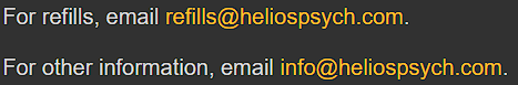 Email contact information